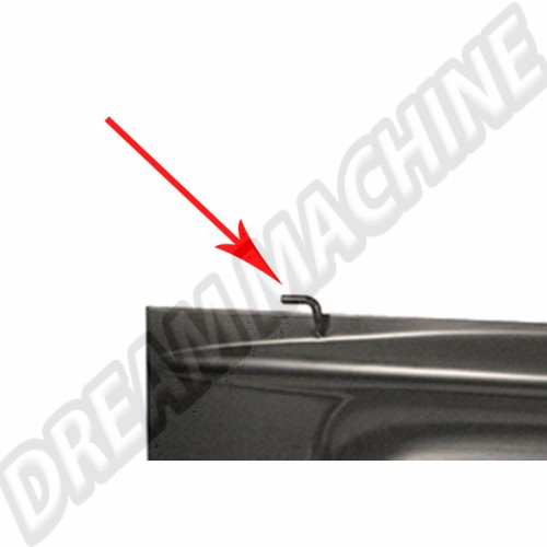 Axe de charnière pour capot moteur Côté gauche 211829555 Sur www.dream-machine.fr