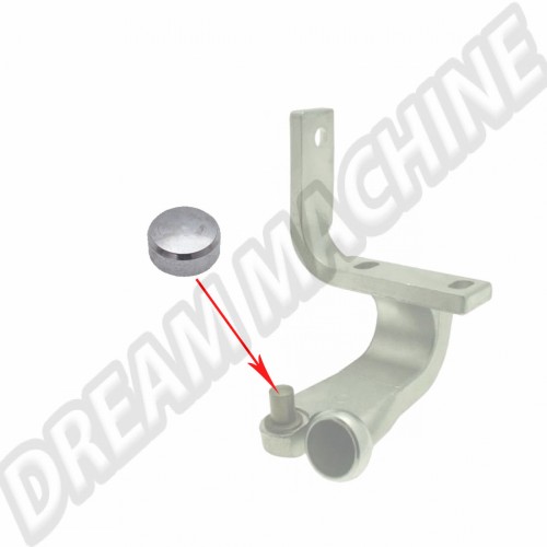 Support de bas de porte coulissante gauche avec roulettes 8/1964-7/1979 214843405D Sur www.dream-machine.fr