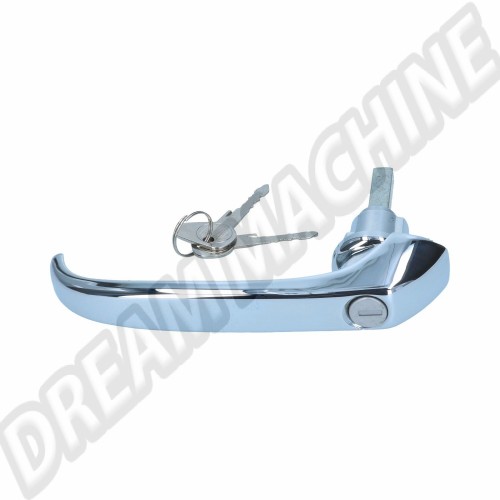 Poignée extérieure chromée de porte latérale pour Combi 68-->7/73 211843703H Sur www.dream-machine.fr