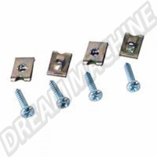 Kit montage porte de boite a gant T2 8/1967-7/1979 211898121 Sur www.dream-machine.fr