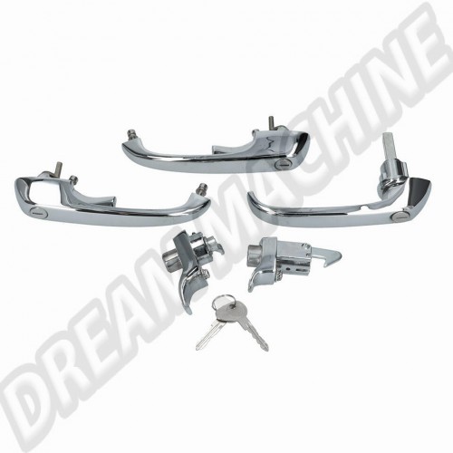 Poignées extérieures, Combi T2, Volkswagen, 211898219A, 211-898-219-A.