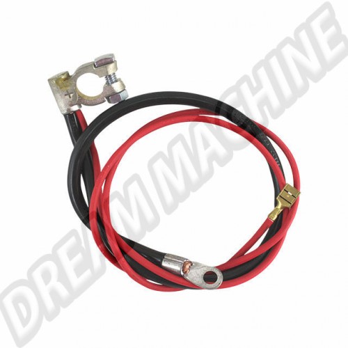 Câble de batterie positif pour les systèmes électriques 6v et 12v> 1950-1966 111971225 Sur www.dream-machine.fr