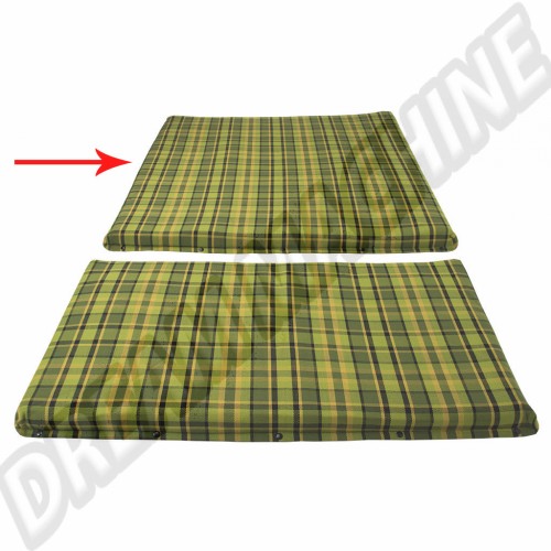 Housse de mousse de lit supérieur grande partie Vert/Jaune/Westfalia 8/1973-7/1979 231885422G Sur www.dream-machine.fr