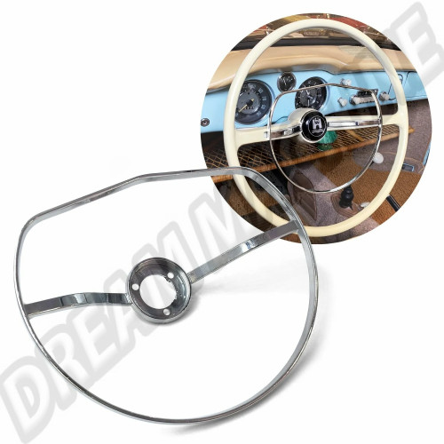 Demi-cercle chromé pour volant d'origine 113 951 531F Sur www.dream-machine.fr
