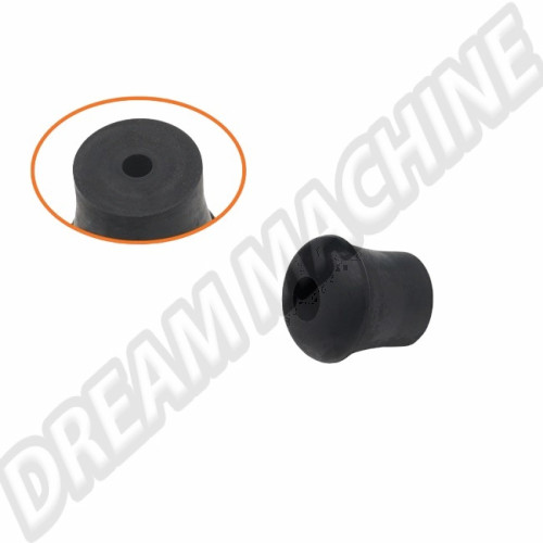 Auvent orange en coton avec  poteaux en acier. AC898001 Sur www.dream-machine.fr