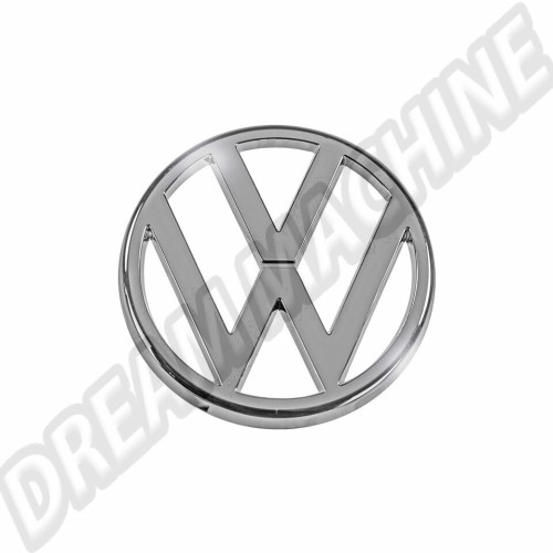 Sigle de calandre 95 mm Chromé pour Golf 1 321853601 Sur www.dream-machine.fr