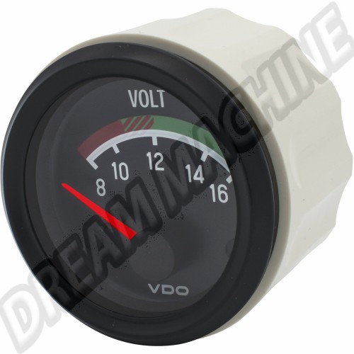 voltmetre 12 volts diam 52mm VDO v332041 Sur www.dream-machine.fr