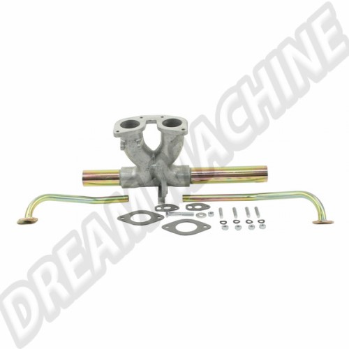 Pipe d'admission Alu pour Carburateur IDF / DRLA central sur moteur Type1 43-5208-0 Sur www.dream-machine.fr