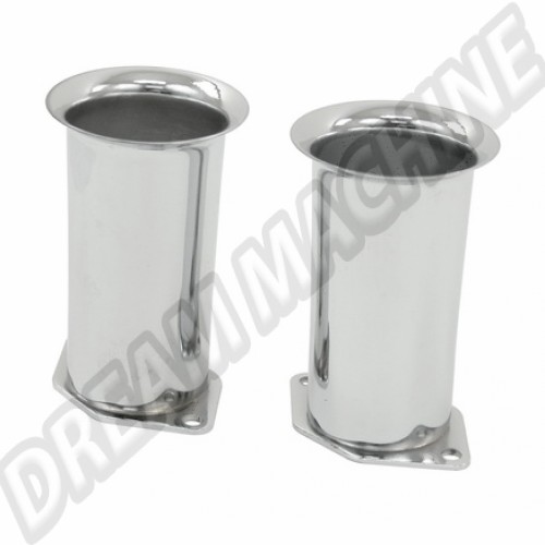 Cornets chromés 100mm pour carbus HPMX, IDF, DRLA