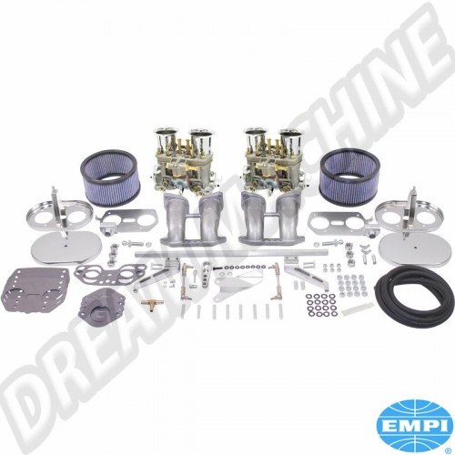 Kit complet de 2 carburateurs T4 double corps 40mm Empi HPMX 47-7347-0 Sur www.dream-machine.fr