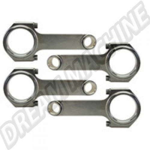 4 Bielles H Beam VW 5.4" forgées chromoly 4340 pour moteur VW AC1051289-1 Sur www.dream-machine.fr