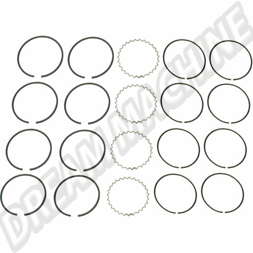 Segments 1600 85.5mm 2/2/5 le jeu pour 4 pistons 311198169A Sur www.dream-machine.fr
