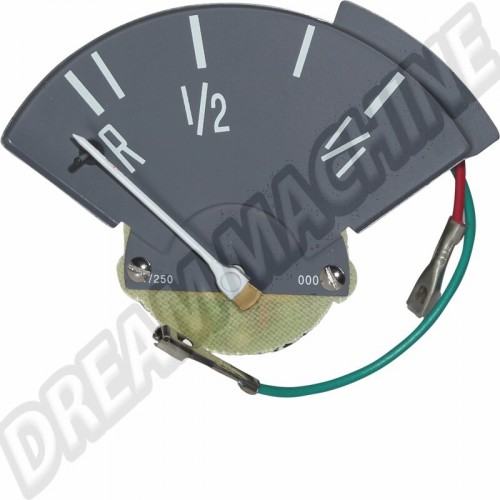 Horloge Deluxe 12v fond gris combi 1974-1975 DM957068 Sur www.dream-machine.fr