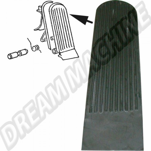 Couvre pédale accélérateur d'origine 58--->> 113721647A Sur www.dream-machine.fr