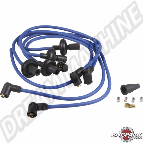 Faisceau de bougies Bleu en silicone 7mm 00-9407-0 Sur www.dream-machine.fr