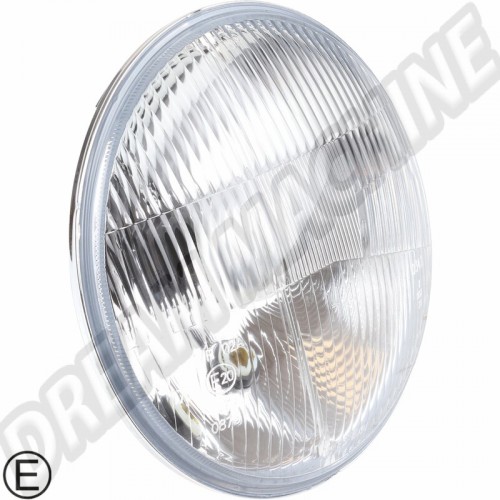 Optique H4 pour phare style US ou phare Buggy avec veilleuse 00-9311-V Sur www.dream-machine.fr