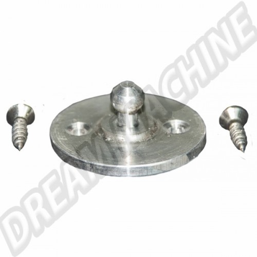 Bouton aluminium de blocage table pliante avec 2 vis Westfalia 8/73-7/79 DM9202 Sur www.dream-machine.fr