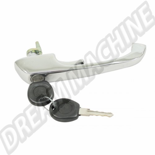 Poignée de porte chromée Combi 8/68-4/79 211837205NR Sur www.dream-machine.fr