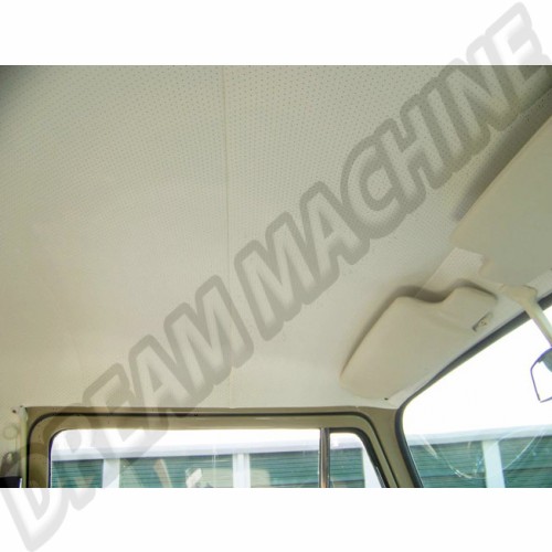 Ciel de toit/garniture de pavillon pick-up double cabine en vinyle blanc cassé perforé 8/1964 jusque 7/1974 pick-up simple cabine 2 baleines Dm22856 Sur www.dream-machine.fr