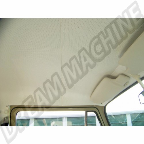 Ciel de toit/garniture de pavillon pick-up double cabine en vinyle blanc cassé perforé de 8/1964 jusque 7/1974 pick-up double cabine 4 baleines Dm22857 Sur www.dream-machine.fr