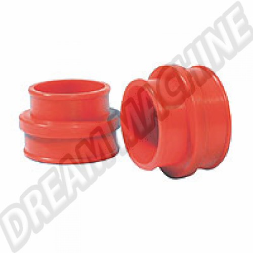 Kit manchons de pipe admission uréthane rouge AC129902 Sur www.dream-machine.fr