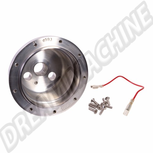 Moyeu alu poli pour volant SSP avec 9 vis 60-->74 AC400057 Sur www.dream-machine.fr