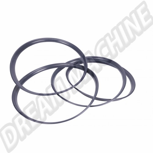 Cerclage d'enjoliveur bleu pour jantes 5x205 avec enjoliveur clipsé. le jeu de 4 AC601765BLU Sur www.dream-machine.fr