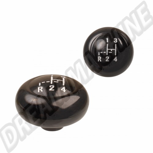 Pommeau de levier de vitesse noir diam 7mm 61-->67 50900BK Sur www.dream-machine.fr