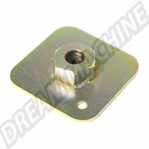 Plaques de fixation pour ceinture de sécurité et harnais - A souder, avec filetage 7/16ème
