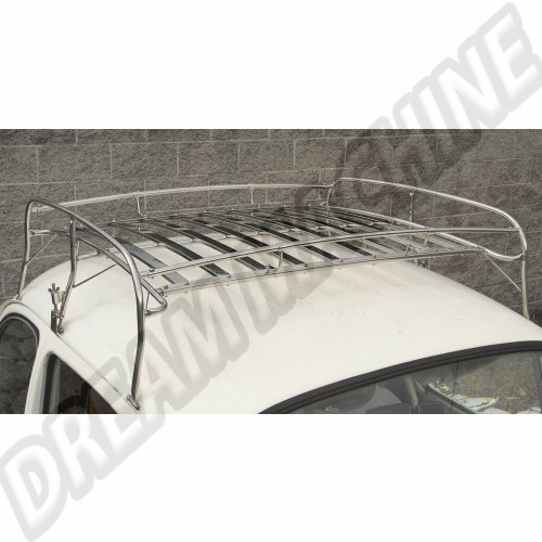 Galerie de toit inox Coccinelle toutes années sauf cabriolet AC898B809SS | Dream-Machine.fr 