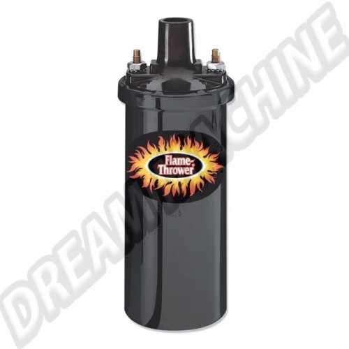 Bobine Pertronix noire Flame-Thrower 12V 40.000 Volts 3 Ohms AC90540511 Sur www.dream-machine.fr
