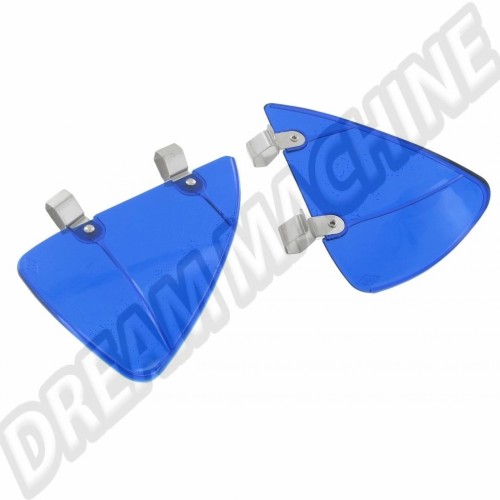 Déflecteurs d'air sur déflecteur colori bleu. la paire DM090919 Sur www.dream-machine.fr