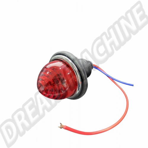 Cabochon de clignotant orange avant droit Ghia 70-74 141953162B Sur www.dream-machine.fr
