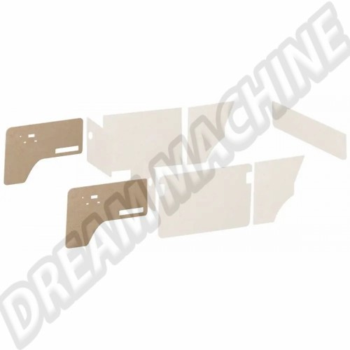 Kit de 2 panneaux de porte en MDF Bay 68-79 DM12423 Sur www.dream-machine.fr