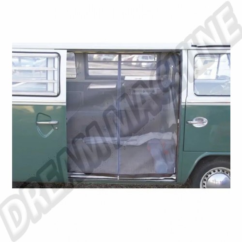 Moustiquaire de porte latérale avec zip pour Combi Westfalia 8/63-79 DM9902 Sur www.dream-machine.fr