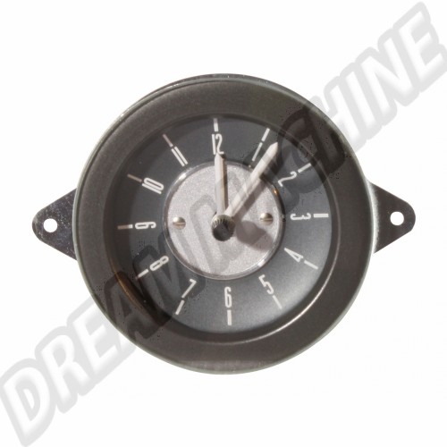 Horloge style origine Deluxe 12v fond gris combi 1968-1973 DM957067 Sur www.dream-machine.fr
