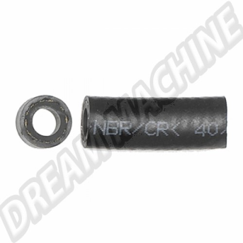 durite d'essence diamètre intérieur 7.5mm lisse renforcée intérieur. le mètre DM130160 Sur www.dream-machine.fr