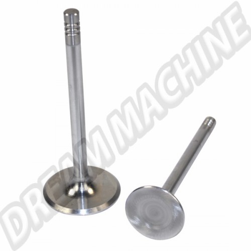 4 Soupapes d'echappement ou admission INOX en diamètre 40mm, queue diamètre 8mm