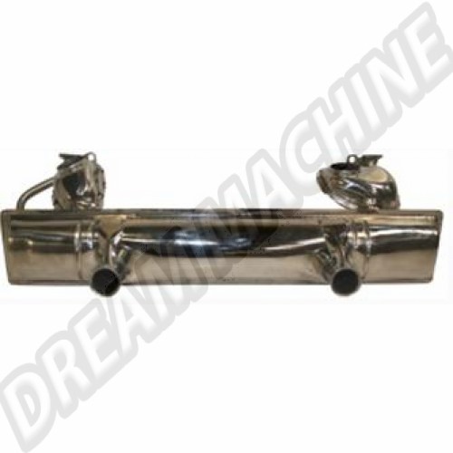 Silencieux d'échappement 1300/1500/1600cc simple préchauffage INOX 113251053IN Sur www.dream-machine.fr