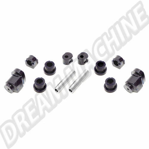 Silentblocs pour  triangles de suspension en uréthane plus durs et plus résistant Golf 1 DM4122201 Sur www.dream-machine.fr