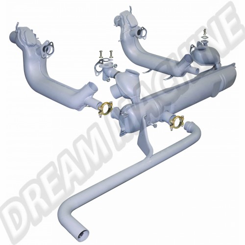 Kit Echappement  Combi 73-->79 moteur 1600cc 211251051Lkit Sur www.dream-machine.fr