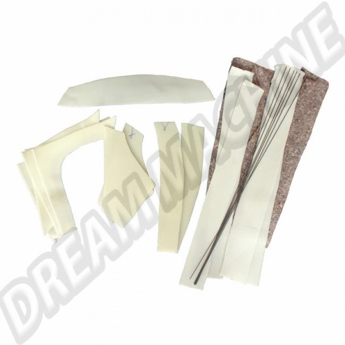 Kit isolation et 6 baleines pour ciel de toit Coccinelle berline DM2925100 | dream-machine.fr