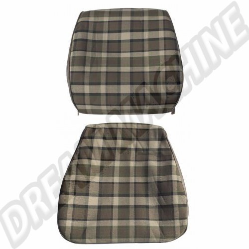 Kit housses de siège Beige assise et dossier pour un siège 08/1974-->07/1979 231885253BE Sur www.dream-machine.fr
