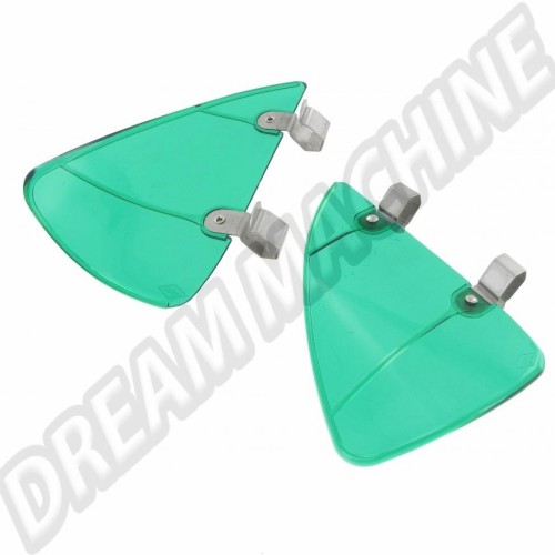 Déflecteurs d'air sur déflecteur colori vert. la paire DM090922 Sur www.dream-machine.fr