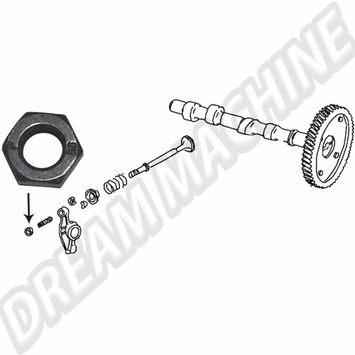 Écrou 8mm pour Vis de Culbuteur, Réglage de Soupape, N0111521