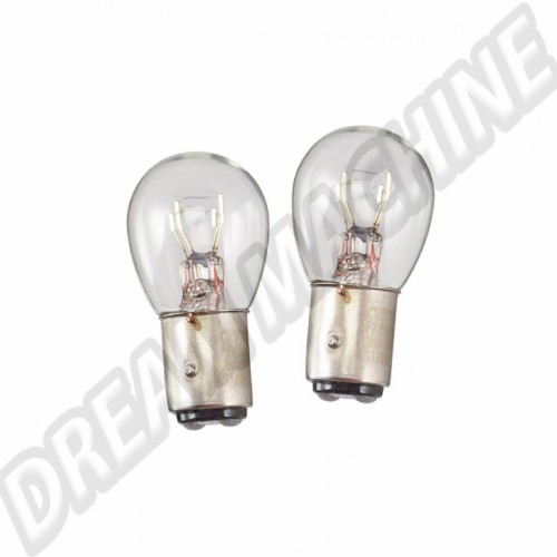 Ampoule de feu arrière et feu stop 6V. double filament N177371 Sur www.dream-machine.fr