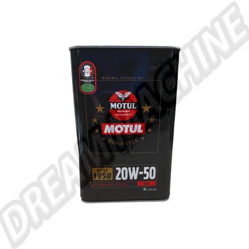 Huile Motul Classic 20W50 pour moteurs historiques