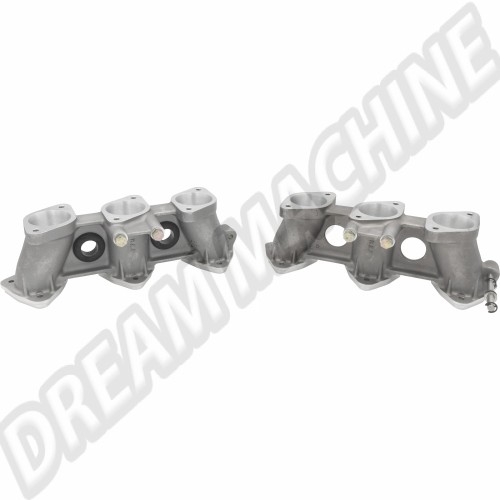 Collecteur d'admission Motronic, Porsche 964, Porsche 993, 3,6L, 50x42 mm, Hauteur standard, Performance, Kit, Amélioration des performances, Flux d'air, Système Motronic (DME), Compatibilité, Installation.