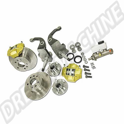 Kit freins à disques 5x112 + fusées décalées pour Bus 1968-1979 Dm2017310105 Sur www.dream-machine.fr