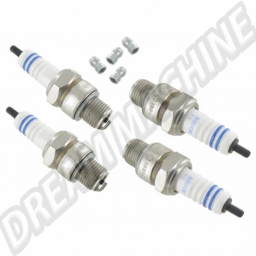 Bougie Bosch W8AC culot court. le set de 4 W8ACSET Sur www.dream-machine.fr